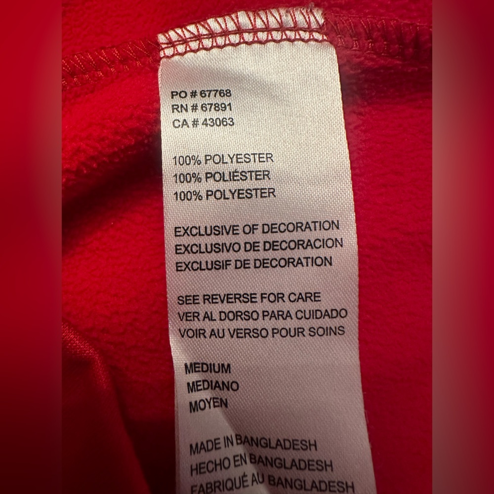 San Francisco 49ers NFL Combine Hoodie Red Pullover Sweatshirt Medium - Picture 6 of 6
